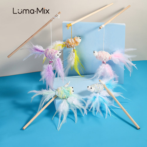 LumaMix逗猫棒国风猫咪玩具毛线