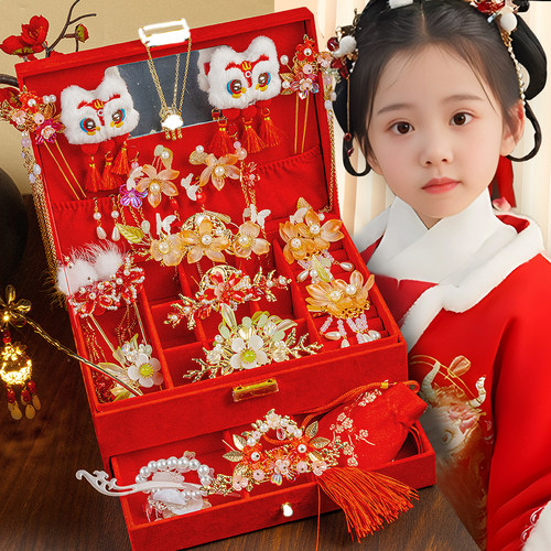 新年女孩生日礼物发饰首饰礼盒