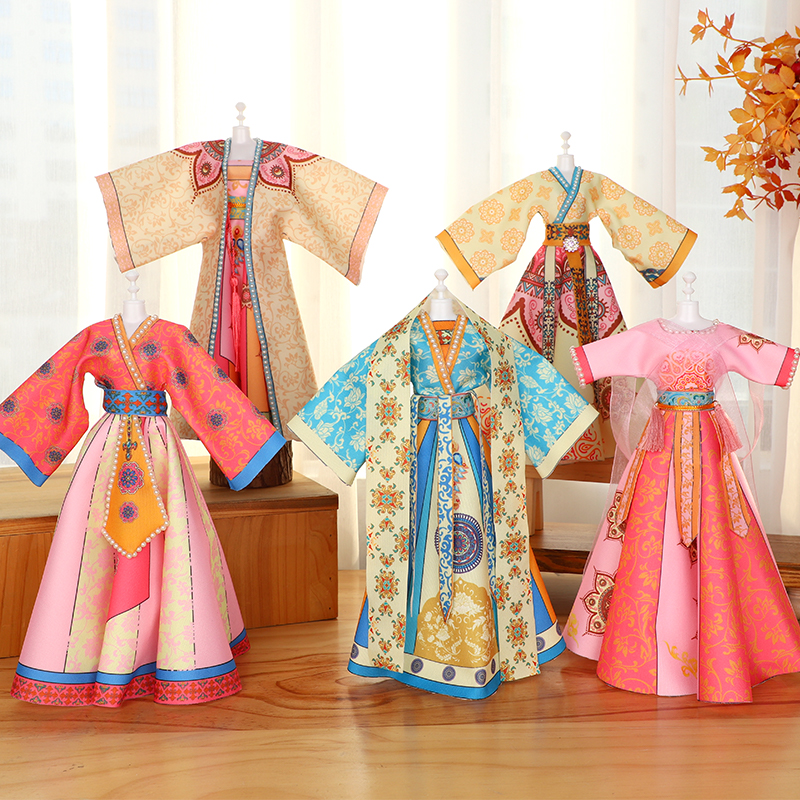 女孩玩具儿童益智9手工diy服装设计5汉服古代6岁以上女童的7女生8-封面