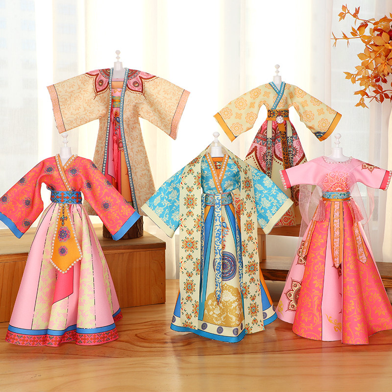 女孩玩具儿童益智9手工diy服装设计5汉服古代6岁以上女童的7女生8