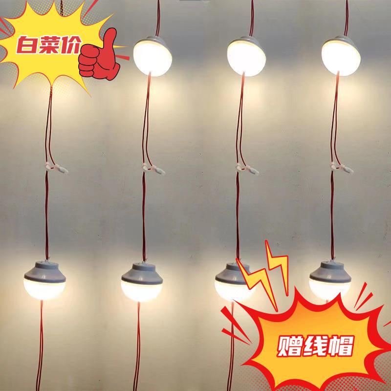 led灯串联灯芯发光带线新年中式国潮拉丝定制红户外韩国灯笼灯泡