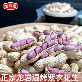 仙丽来新龙岩湿烤花生红衣紫衣花生农家水煮花生闽西特产批发
