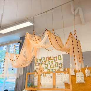 班级环创吊饰幼儿园美工区布置教室空中隔断挂饰装饰半成品材料包