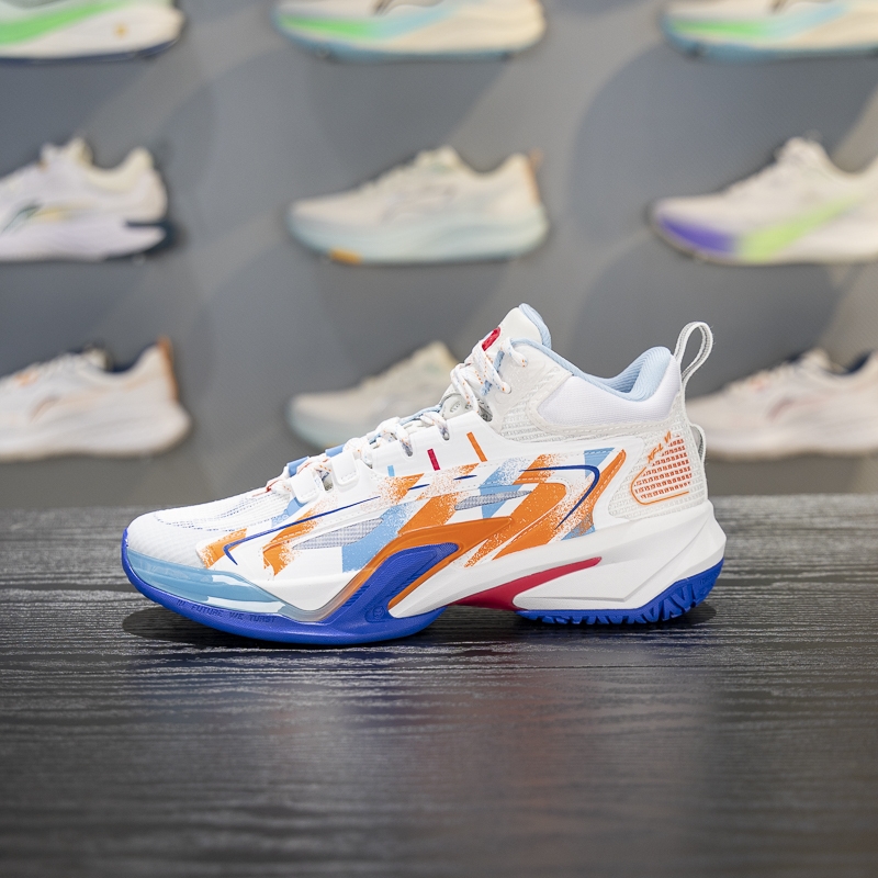 李宁儿童篮球鞋男大童2025新款先锋力 6 TEAM减震运动鞋YKBV052