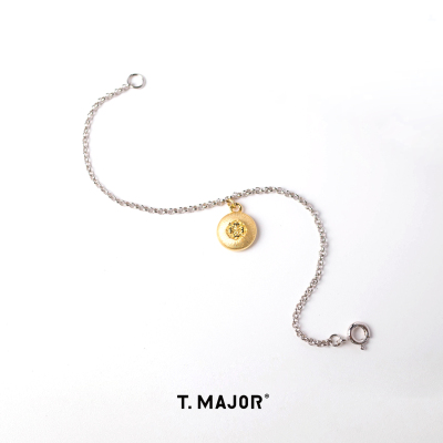 T.MAJORS925分色电镀拉丝手链