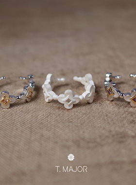 满堂平安环绕开口戒戒指