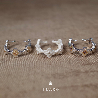 满堂平安环绕开口戒戒指