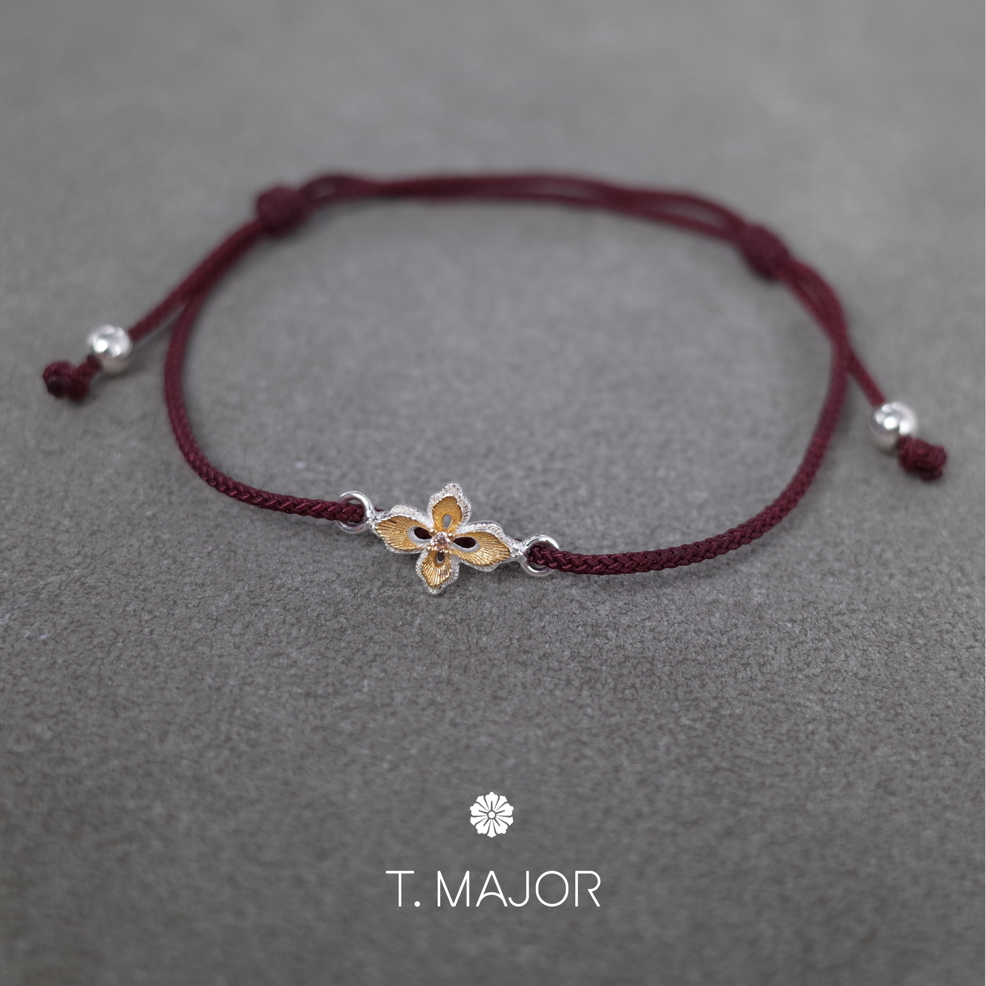 T.MAJOR 鎏金系列 瑞曜曼波手绳,饰品/流行首饰/时尚饰品新,银饰手链,淘宝优惠券,粉丝福利购,淘宝优惠卷