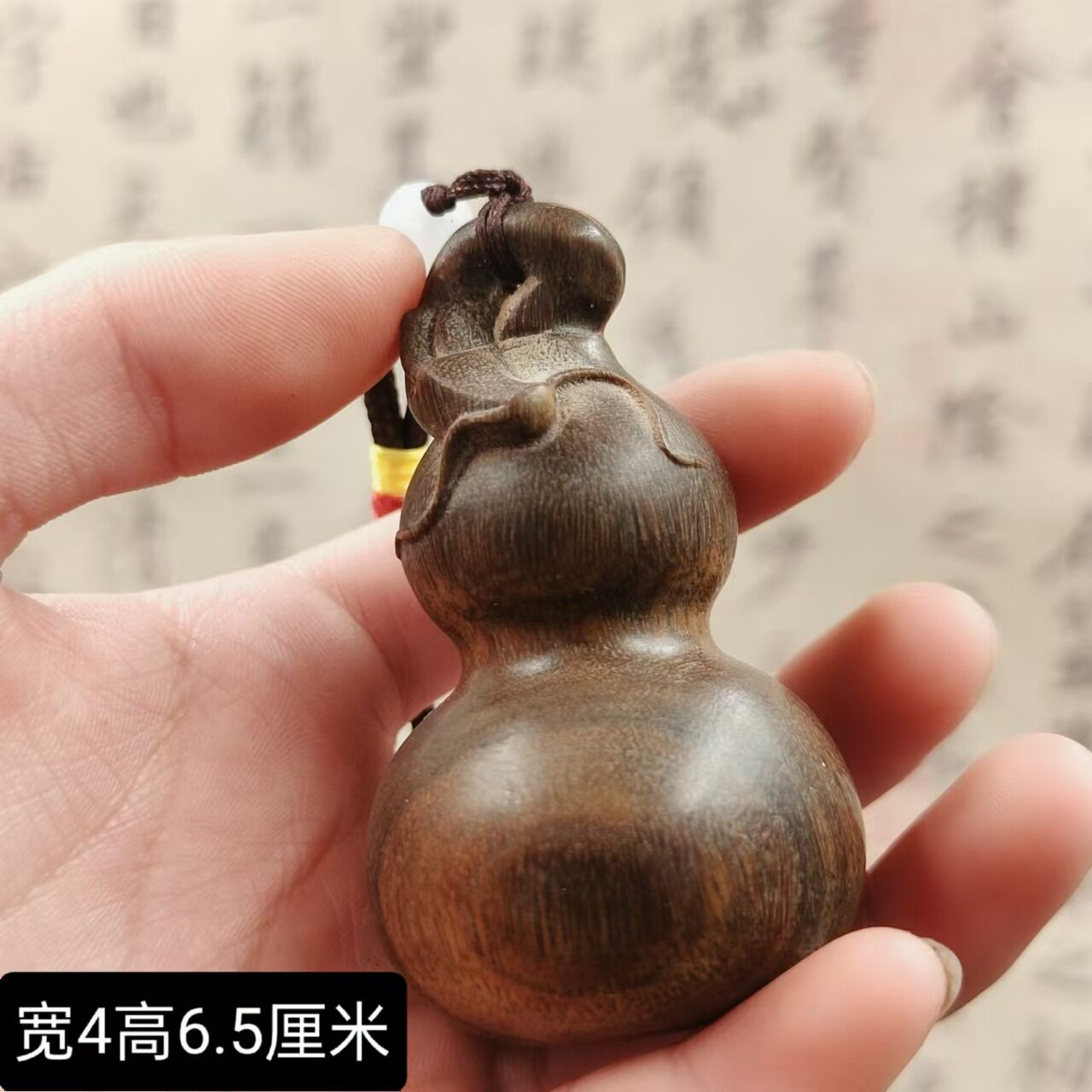 绿檀木葫芦手把件挂件木质文玩工艺品龙头葫芦不带绳
