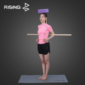 体态评估驼背形体纠正木棍瑜伽开肩开背木棒普拉提矫正圆棍形体棍