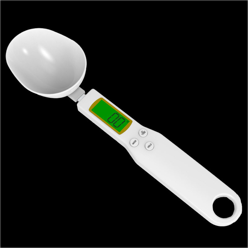 新款烘焙食物克秤迷你塑料家用计量称厨房电子称量勺子秤0.1g