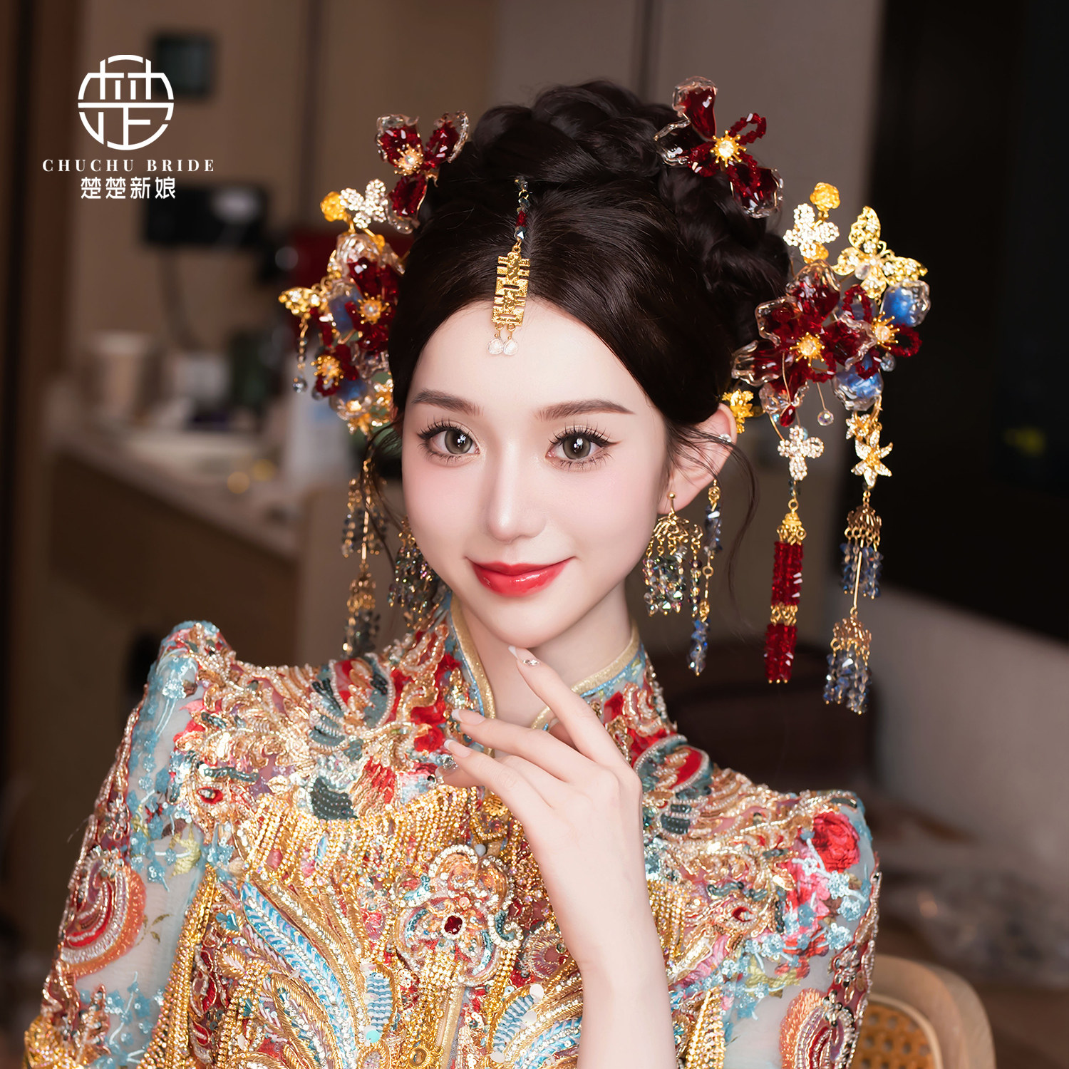 新款中式新娘结婚头饰