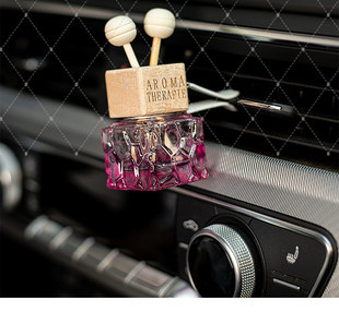 车载香水车用香薰汽车中控台屏幕摆件出风口栀子花香氛可自加空瓶