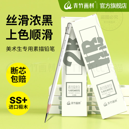 青竹素描铅笔美术生专用绘画考试