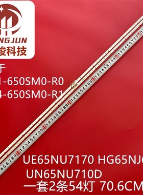2条*UE65RU8000 UE65RU7470 UE65RU7472 V8N4-650SM0-R1灯条灯管