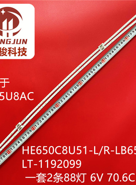 适用海信HZ65U8AC灯条HE650C8U51_L_LB65070 V0液晶电视背光灯管