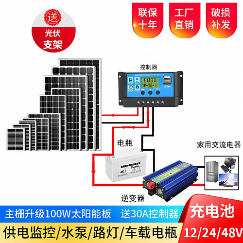 AK光伏板3040100200600W
