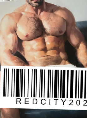 熟男肌肉男高清装饰画卧室挂画喷绘油画房间室内挂墙靠墙型男
