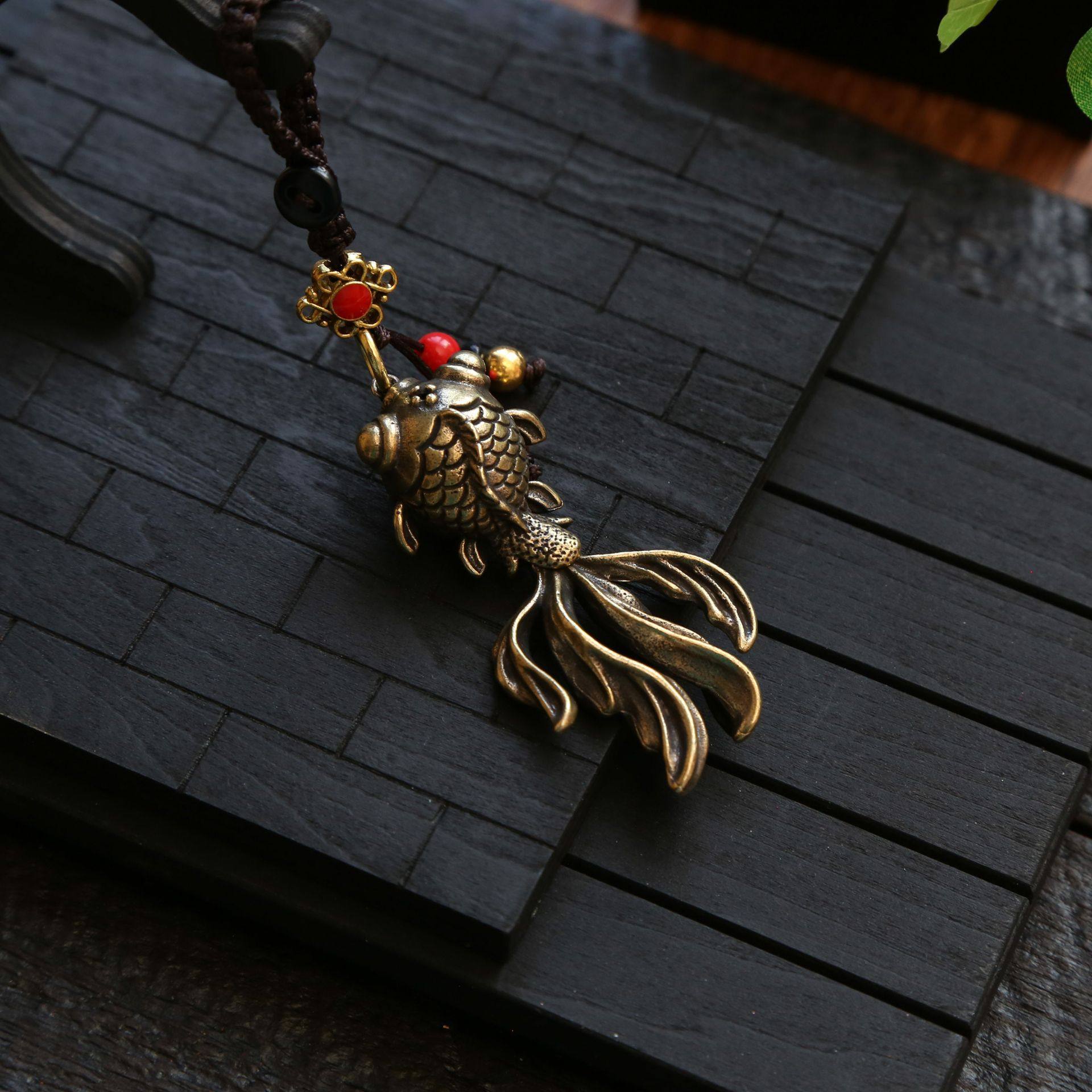 不锈钢项坠/吊坠【老师推荐】年年有余金鱼钥匙扣 多福多财转运$,节庆用品/礼品,钥匙扣,淘宝优惠券,粉丝福利购,淘宝优惠卷