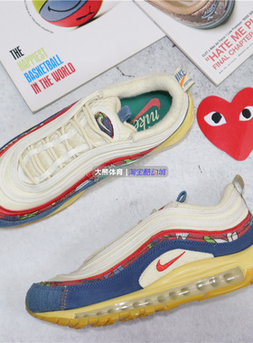 专柜正品耐克NIKE Air Max97复古休闲跑步鞋921826-101DV1486-162