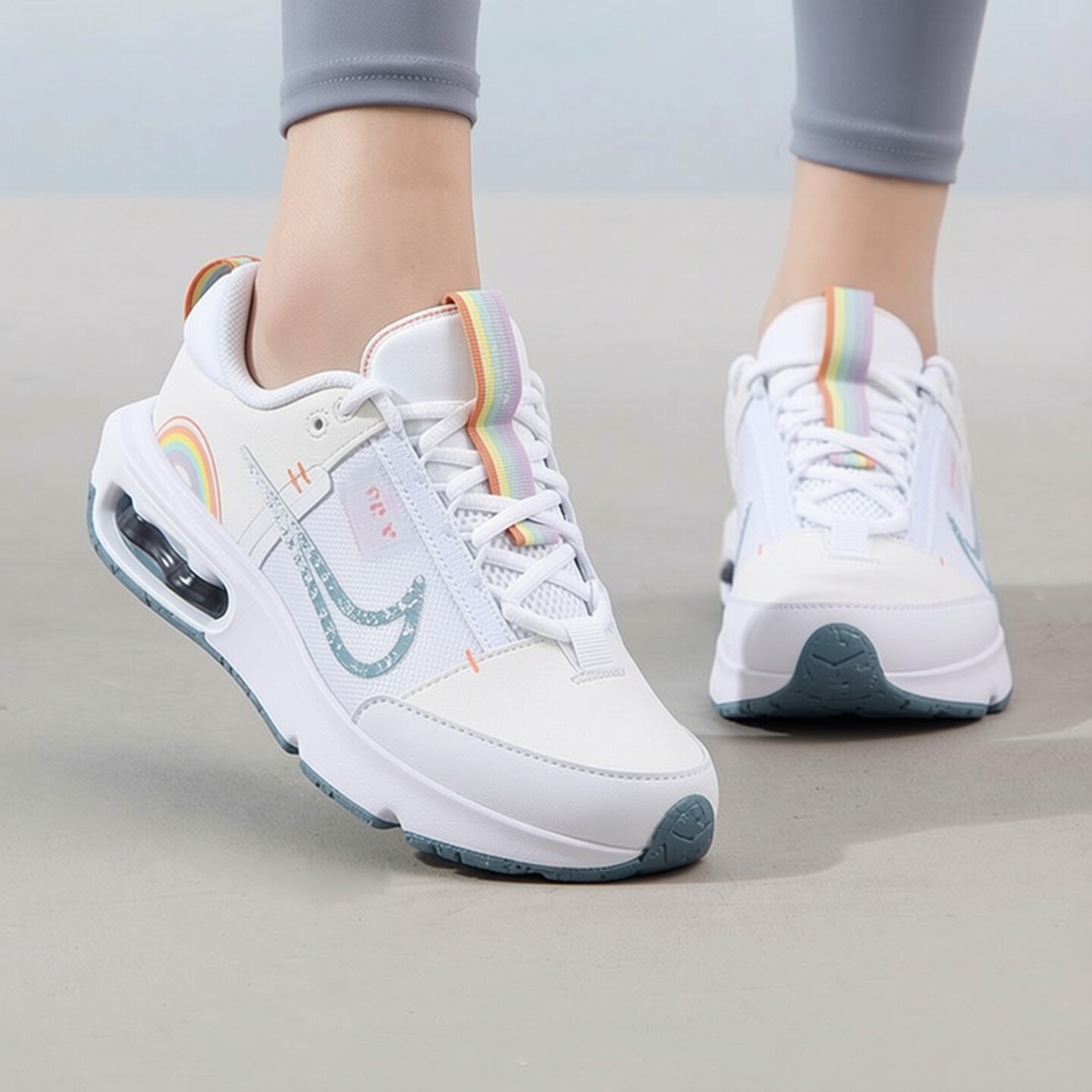 专柜正品Nike耐克缓震气垫低帮户外大童运动休闲跑步鞋DM1211-100