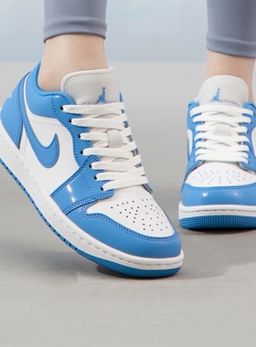 Air Jordan 1 Low AJ1 蓝色 男款 低帮休闲运动篮球鞋FZ2138-114