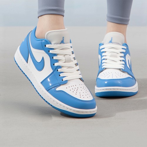 Air Jordan 1 Low AJ1 蓝色 男款 低帮休闲运动篮球鞋FZ2138-114