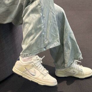 专柜耐克Nike DUNK LOW炫彩镭射加绒运动休闲板鞋IM6571-027