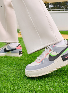 Nike耐克空军一号女子平底运动鞋NIKE AIR FORCE 1 SHADOW CU8591