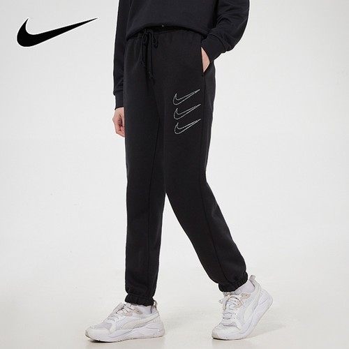 正品女子加绒收口长裤