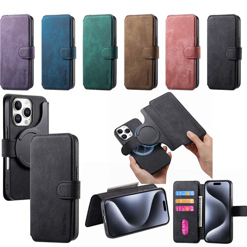 翻盖式防摔可插卡纯色商务