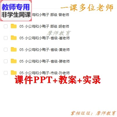 新部编人教版语文一下《小公鸡和小鸭子》公开课课件教案视频教师