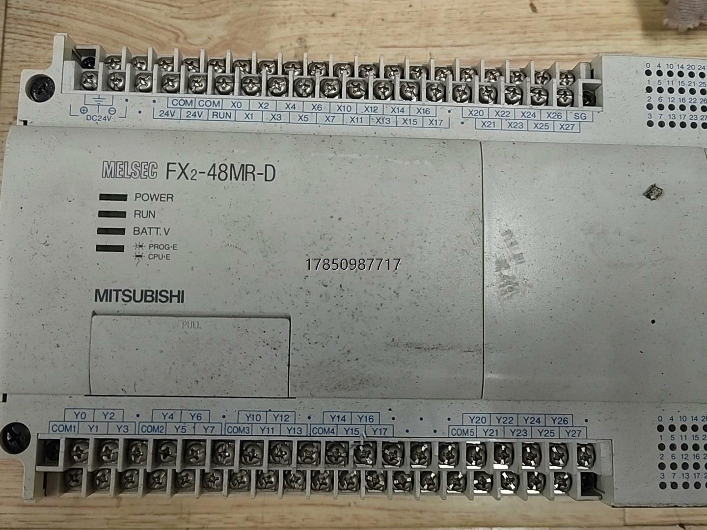 议价拆机三菱PLC，通电显示正常，其他不会测，实物图，单价1议价