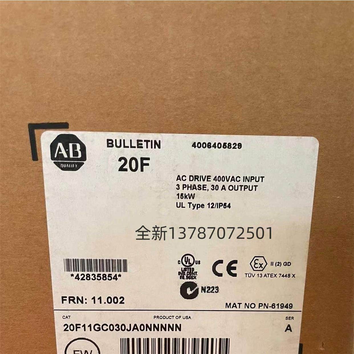 非实价议价议价AB20F11FC5P0JA0/20F11NC015JA0/20F11NC037JA0-NN