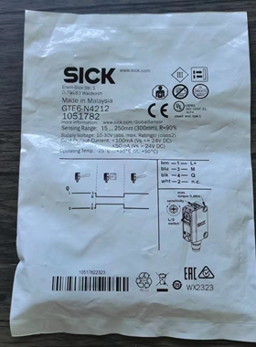 议价全新原装正品 SICK西克 GTE6-N4212 光电开关 1051782 现议价