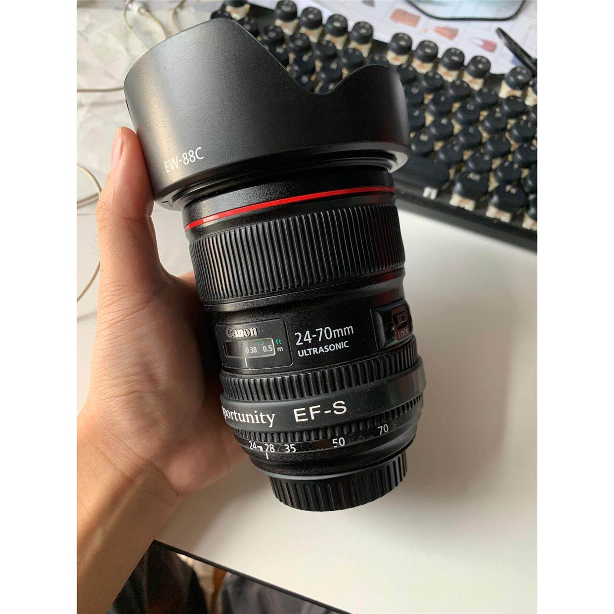 非实价议价议价佳能24-70f2.8ll2470二代工作室换门成色如图议价