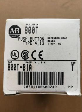 非实价议价议价800-B1A 800T-B1A 绿色平按钮 一开一闭 800T-B1A