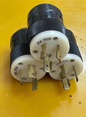 非实价议价议价询价拆机美国Marinco/马连高插头 20A250V美国进口