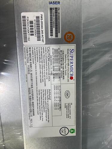 议价超微2000Ｗ的电源100个成色非常好议价