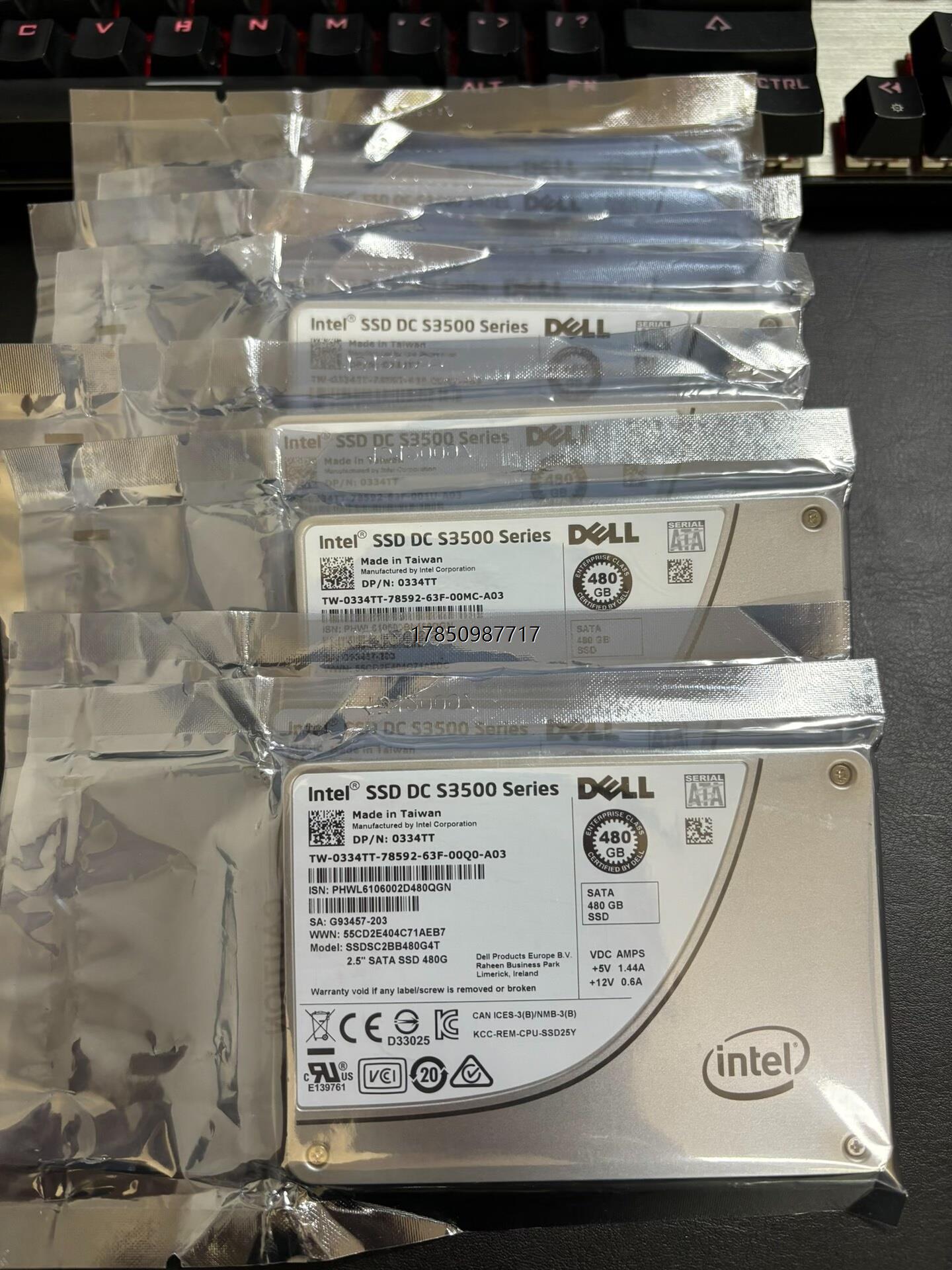 议价intel 英特尔 DELL 戴尔版 S3500 480G议价