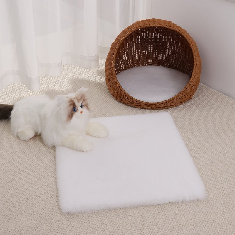 猫咪睡垫仿兔绒搭配猫窝圆形垫子秋冬保暖防滑坐垫宠物用品猫垫子,宠物/宠物食品及用品,猫狗垫子,淘宝优惠券,粉丝福利购,淘宝优惠卷