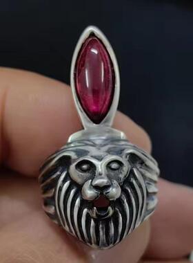 雷欧奥特曼狮子之瞳戒指S925