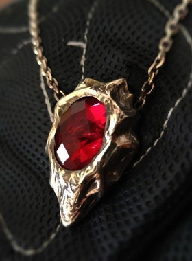 原创鬼泣但丁的护符吊坠项链复古独特设计帅气挂脖项坠项链