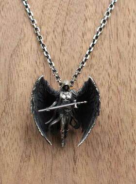 欧美风大天使长米迦勒裁决项链时尚颈链游戏动漫周边生日礼物