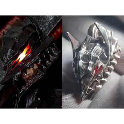 《剑风传奇》嘎子吊坠项链berserk烙印战士动漫龙头挂坠锁骨链