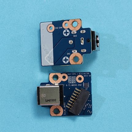 雷神911MR 机械师 T58 AMD 30款 6-71-NH5SC-D02 充电口 电源接口