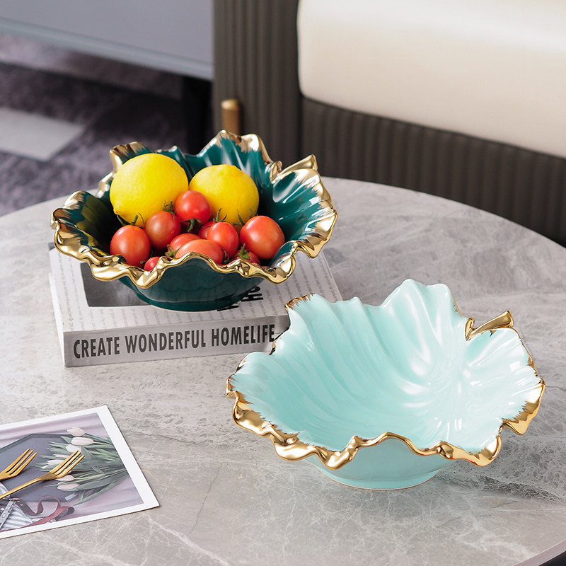 创意水果盘精致网红家用客厅北欧个性现代轻奢华点心零食高级时尚