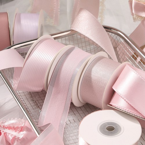 10码加葱丝波浪花边圣诞H洛丽塔织带DIY发饰蝴蝶结闪粉条纹包装带