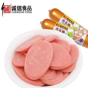 诚信食品肉花肠190gX5根泡面伴侣即食休闲预包装火腿肠零食