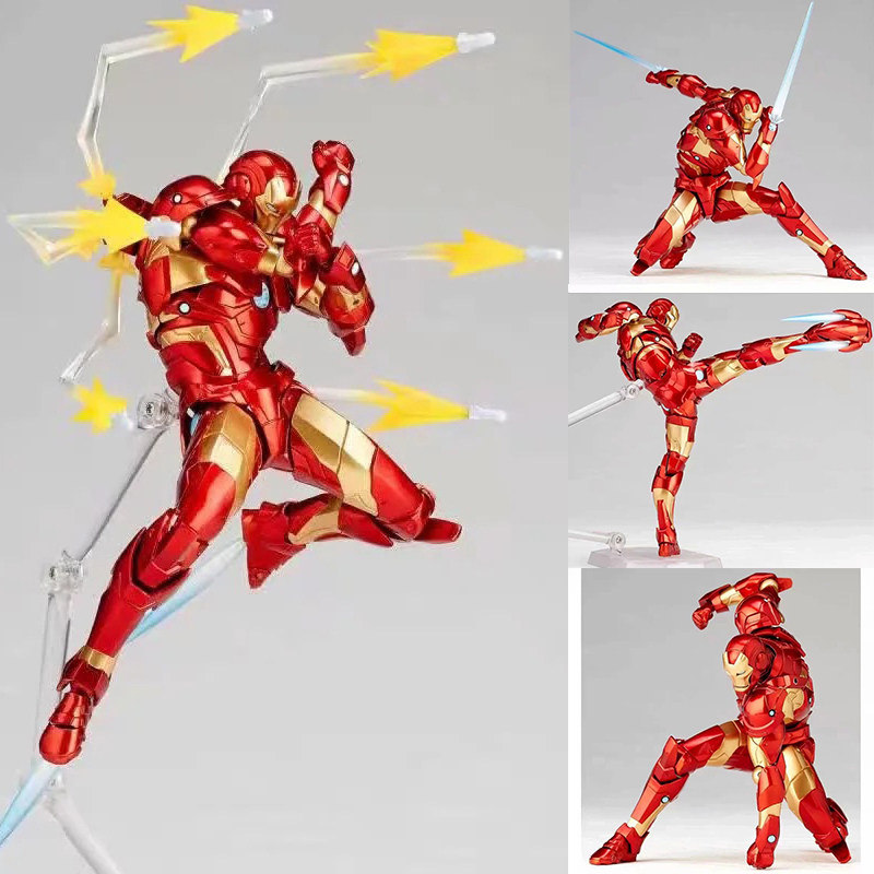 血边战甲钢铁侠可动手办漫威hottoys海洋堂复仇者联盟4mk37限量版